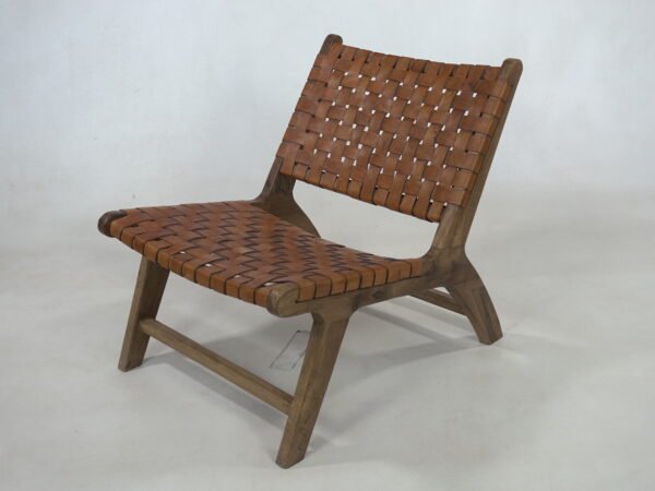 Woven Leather Chair