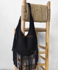 Suede Leather Fringe Bag